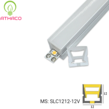 Đèn LED Silicon 12×12 12V gắn nổi sẵn đèn