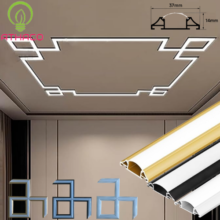 Phào LED chỉ trần 3714 cao cấp