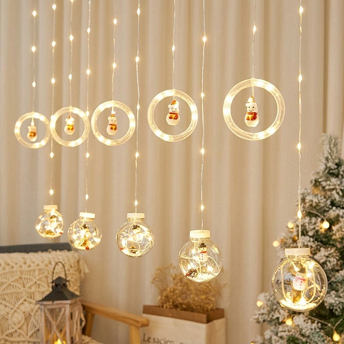 Ưu điểm của mẫu đèn LED rèm banh cầu tuyết