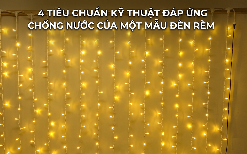 1. Dây Đèn Rèm LED Ngoài Trời Chống Nước Là Gì?
